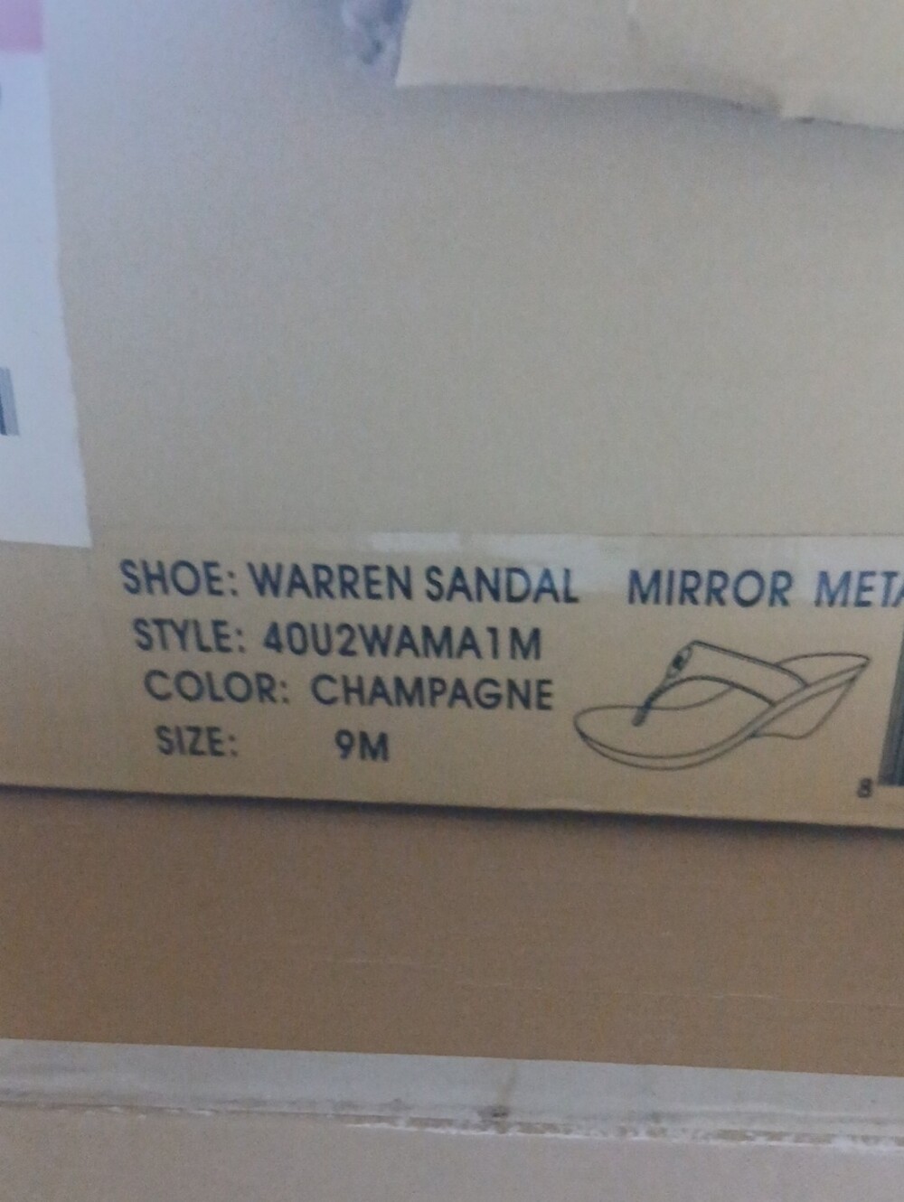Warren Sandal Champagne Women’s Sandal